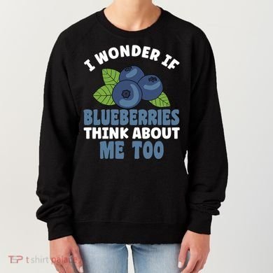 Blueberries Fruit Lover Blueberry Themed Party Gift Women's Sweatshirt
