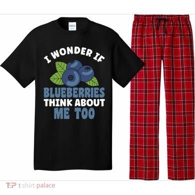 Blueberries Fruit Lover Blueberry Themed Party Gift Pajama Set