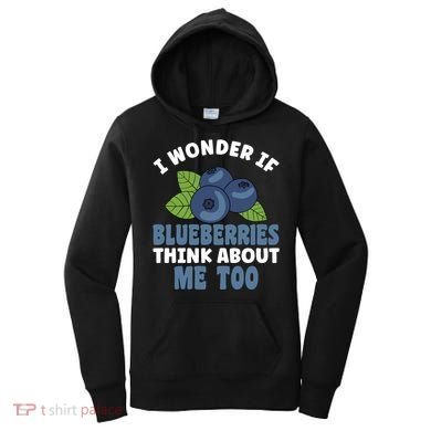 Blueberries Fruit Lover Blueberry Themed Party Gift Women's Hoodie