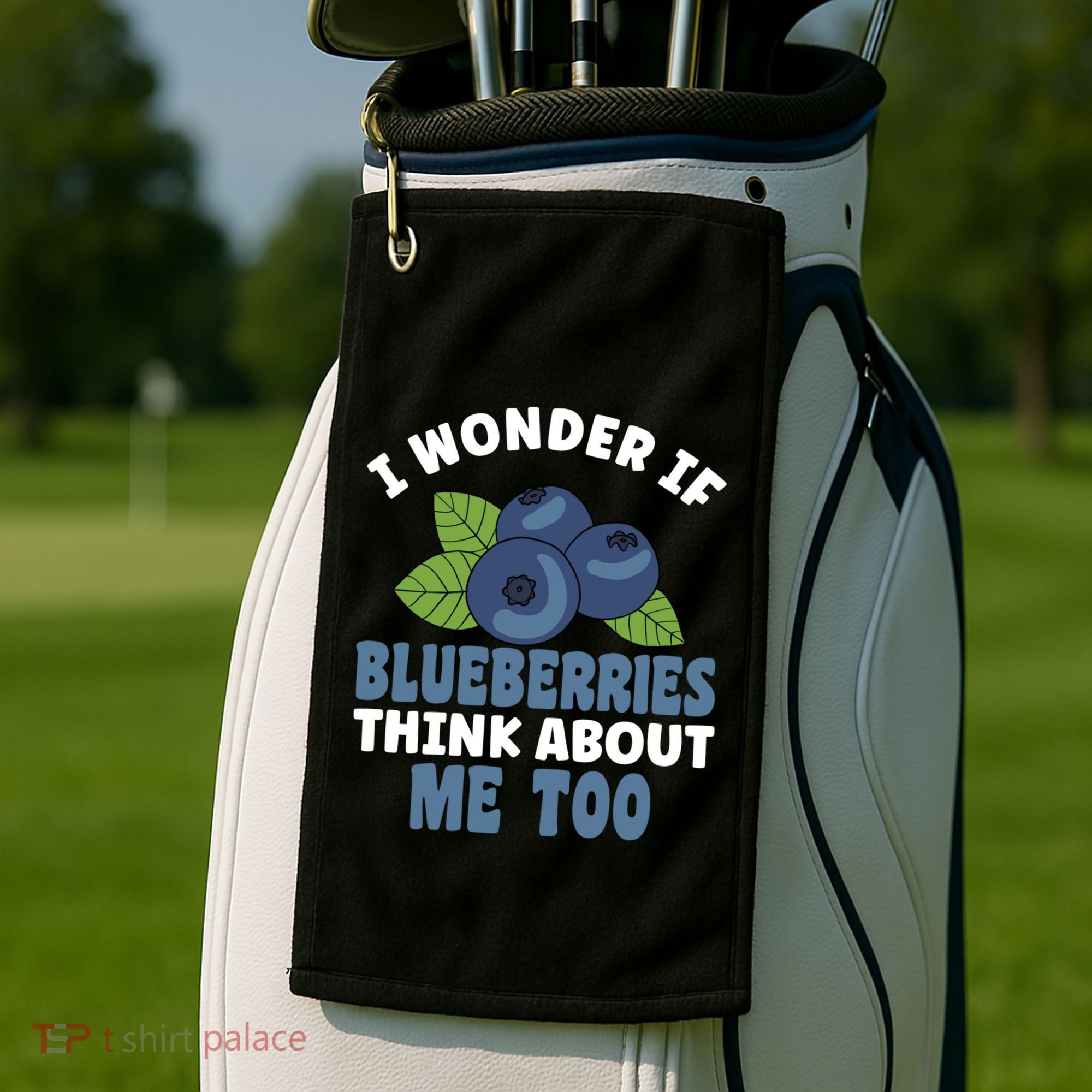 Blueberries Fruit Lover Blueberry Themed Party Gift Golf Towel