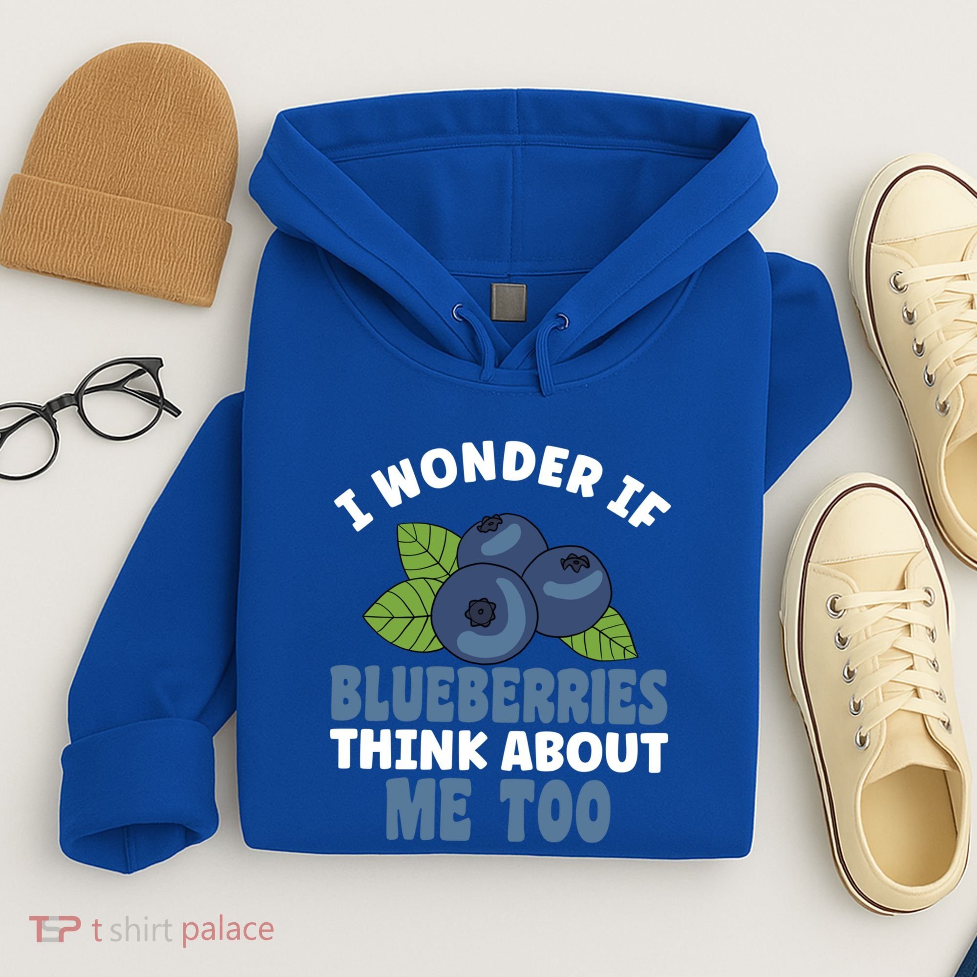 Blueberries Fruit Lover Blueberry Themed Party Gift Hoodie