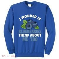 Blueberries Fruit Lover Blueberry Themed Party Gift Sweatshirt thumb 0
