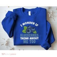 Blueberries Fruit Lover Blueberry Themed Party Gift Sweatshirt thumb 2