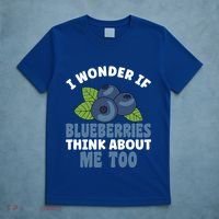 Blueberries Fruit Lover Blueberry Themed Party Gift T-Shirt thumb 5