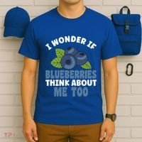 Blueberries Fruit Lover Blueberry Themed Party Gift T-Shirt thumb 6