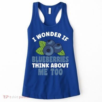 Blueberries Fruit Lover Blueberry Themed Party Gift Women's Tank Top