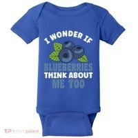 Blueberries Fruit Lover Blueberry Themed Party Gift Baby Bodysuit thumb 0