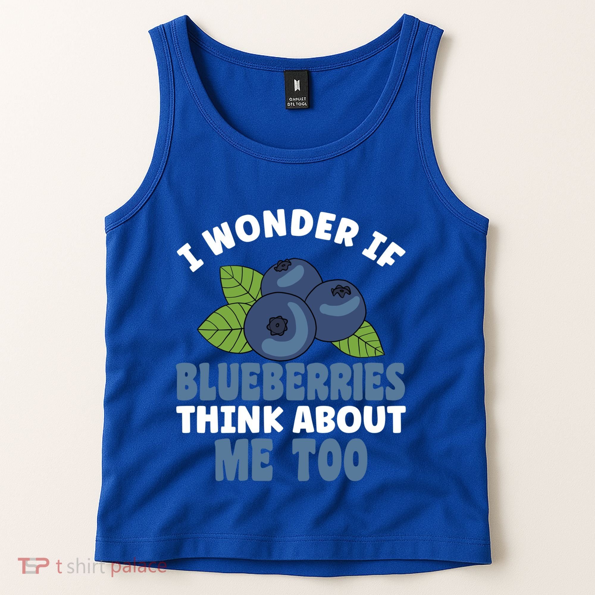 Blueberries Fruit Lover Blueberry Themed Party Gift Tank Top