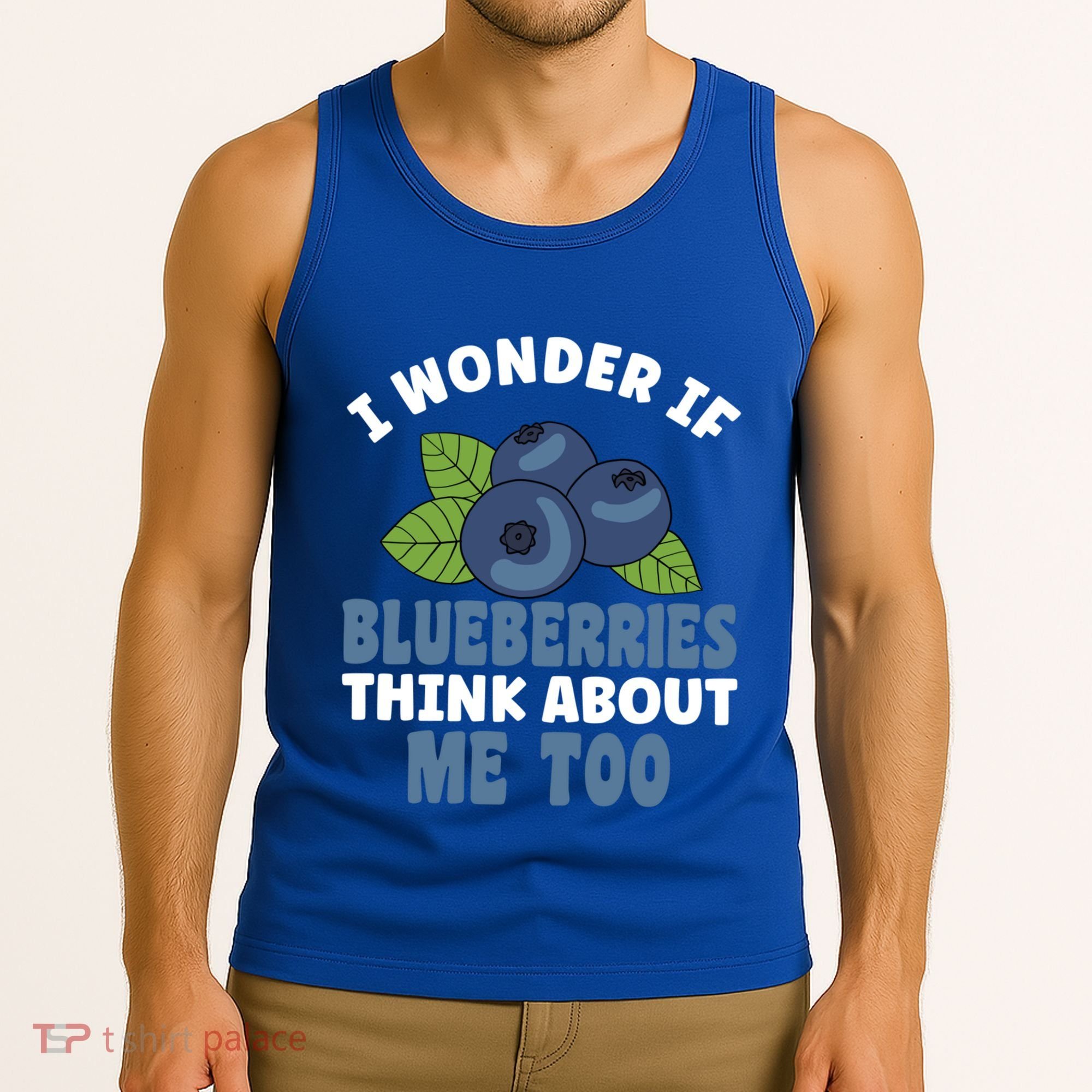 Blueberries Fruit Lover Blueberry Themed Party Gift Tank Top