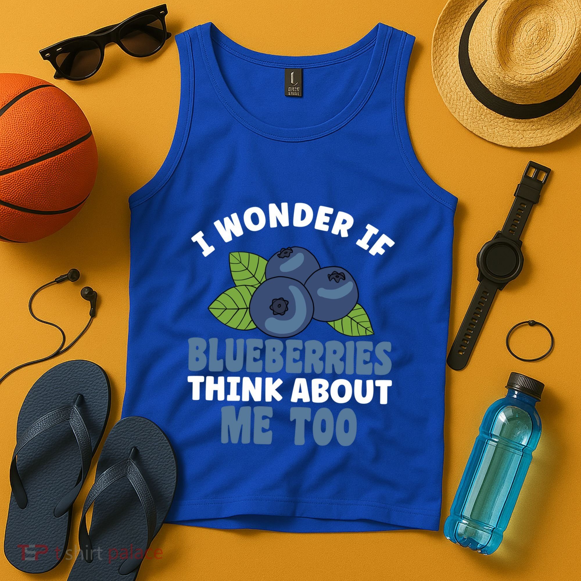 Blueberries Fruit Lover Blueberry Themed Party Gift Tank Top
