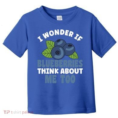 Blueberries Fruit Lover Blueberry Themed Party Gift Toddler T-Shirt