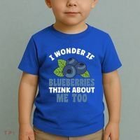 Blueberries Fruit Lover Blueberry Themed Party Gift Toddler T-Shirt thumb 2