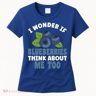 Blueberries Fruit Lover Blueberry Themed Party Gift Women's T-Shirt