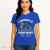 Blueberries Fruit Lover Blueberry Themed Party Gift Women's T-Shirt thumb 4