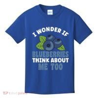 Blueberries Fruit Lover Blueberry Themed Party Gift Kids T-Shirt thumb 0