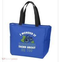 Blueberries Fruit Lover Blueberry Themed Party Gift Tote Bag thumb 3
