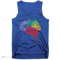 Brain Frontal Lobe Temporal Lobe Cerebellum Brainstem Funny Gift Tank Top thumb 0