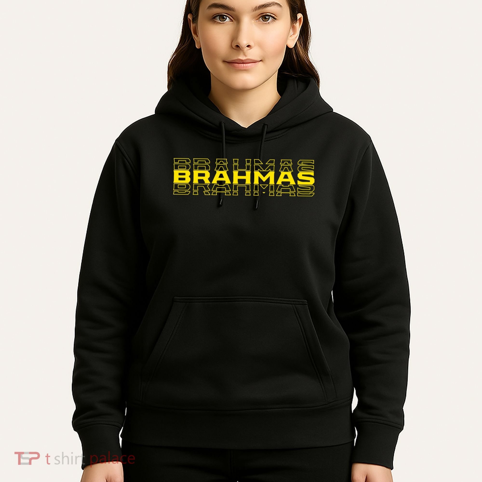 Brahmas Football Logo Hoodie