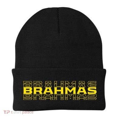 Brahmas Football Logo Beanie