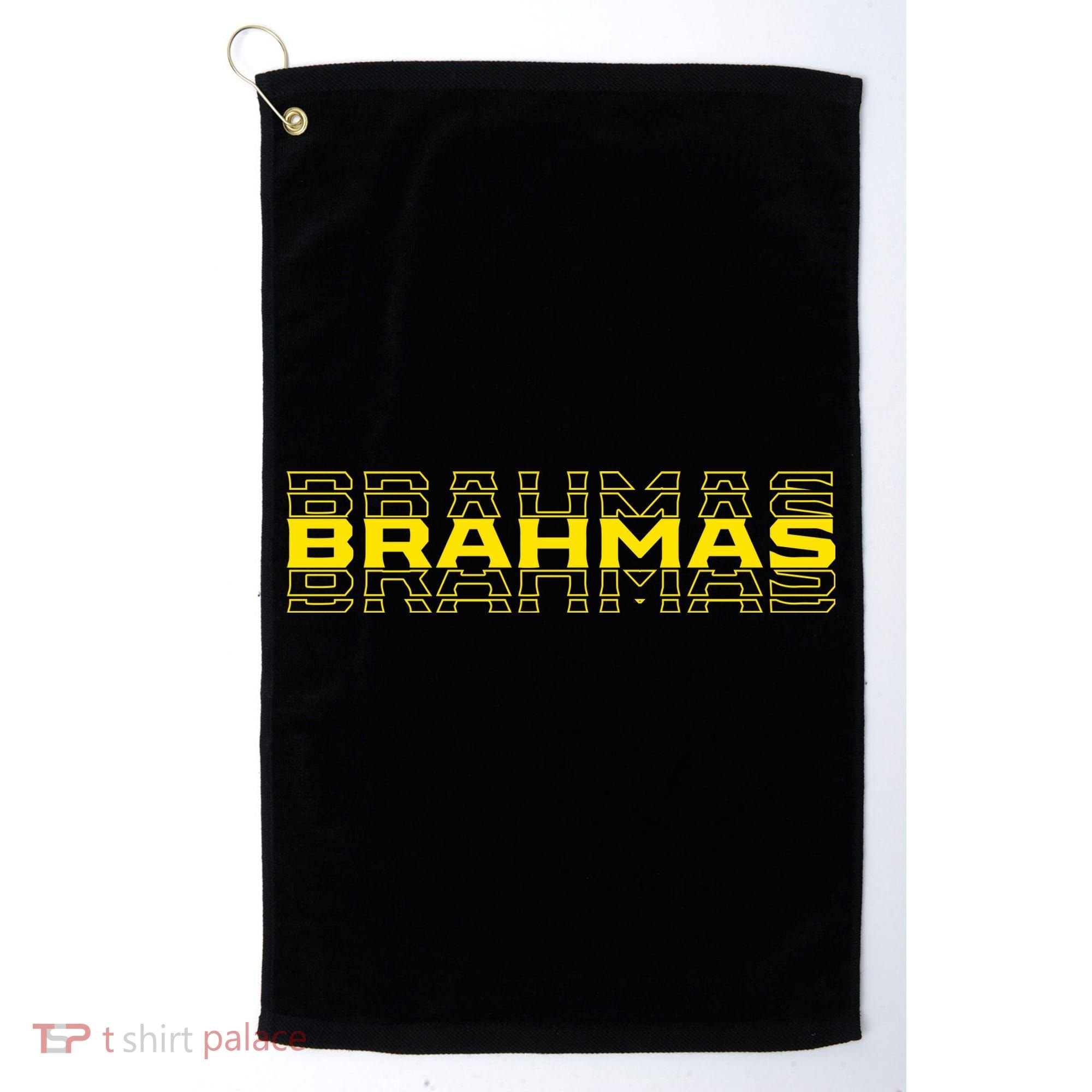Brahmas Football Logo Golf Towel