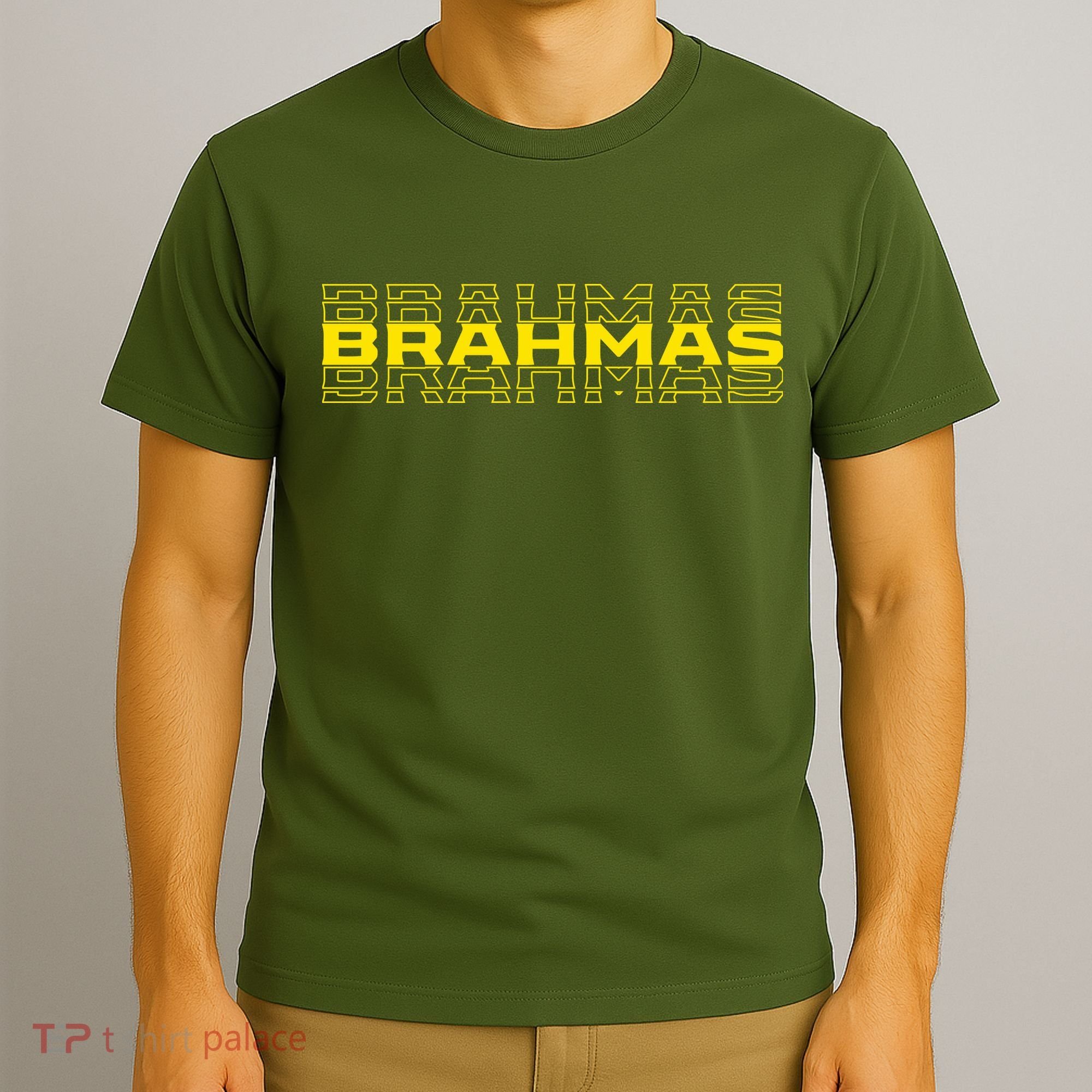 Brahmas Football Logo T-Shirt