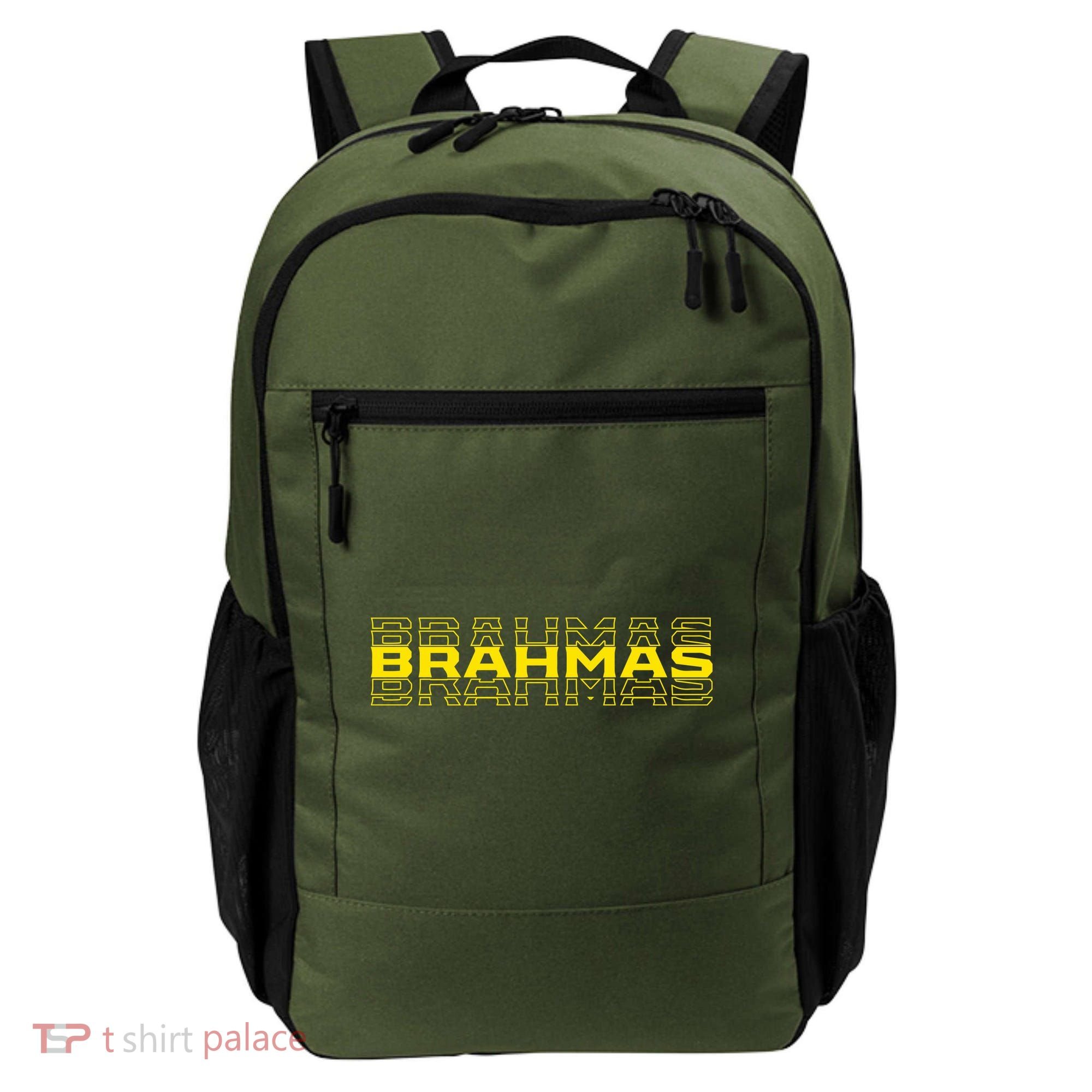 Brahmas Football Logo Backpack