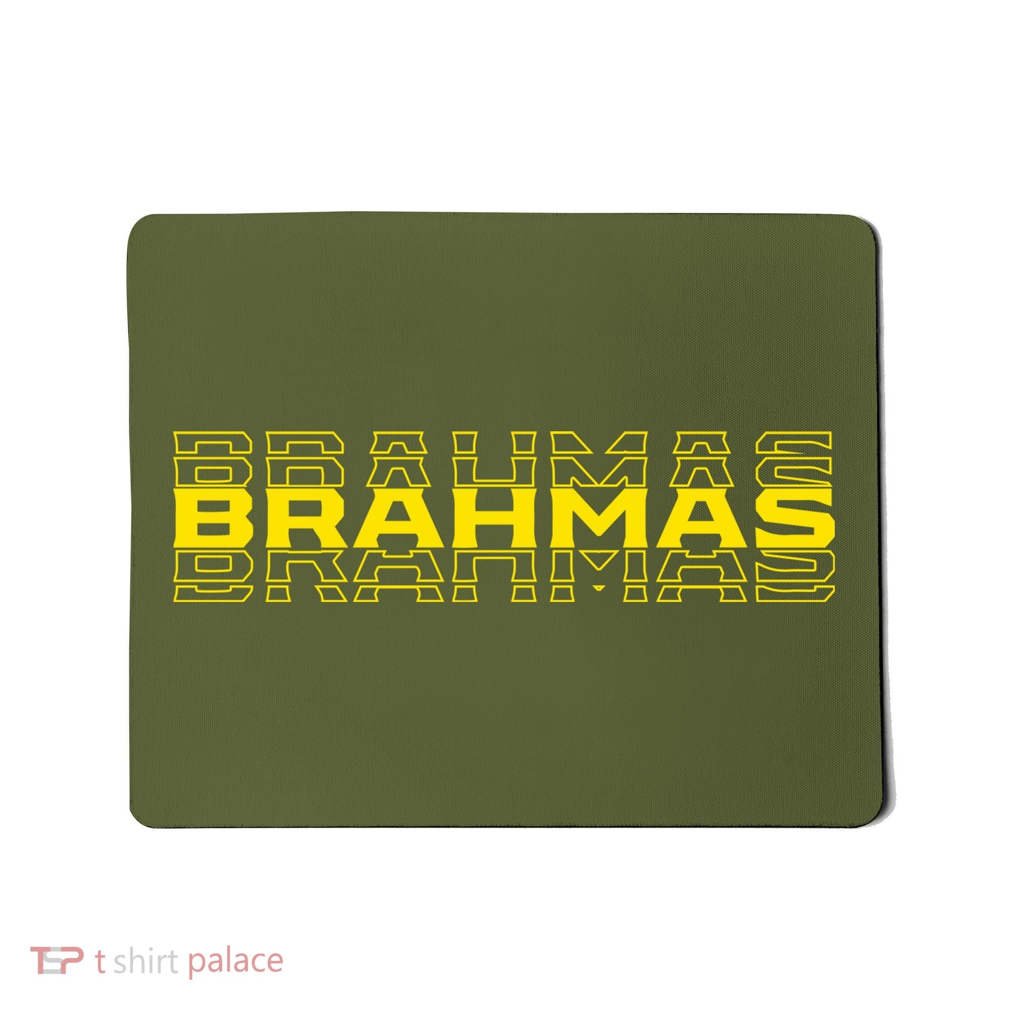 Brahmas Football Logo Mousepad