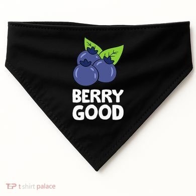 Blueberry Fruit Love Blueberries Berry Good USA-Made Doggie Bandana