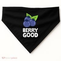 Blueberry Fruit Love Blueberries Berry Good USA-Made Doggie Bandana thumb 0
