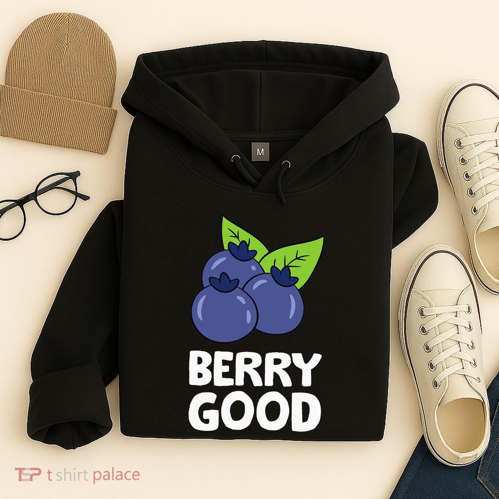 Blueberry Fruit Love Blueberries Berry Good Hoodie