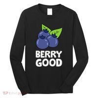 Blueberry Fruit Love Blueberries Berry Good Long Sleeve Shirt thumb 0
