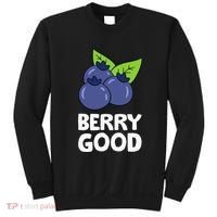 Blueberry Fruit Love Blueberries Berry Good Sweatshirt thumb 0