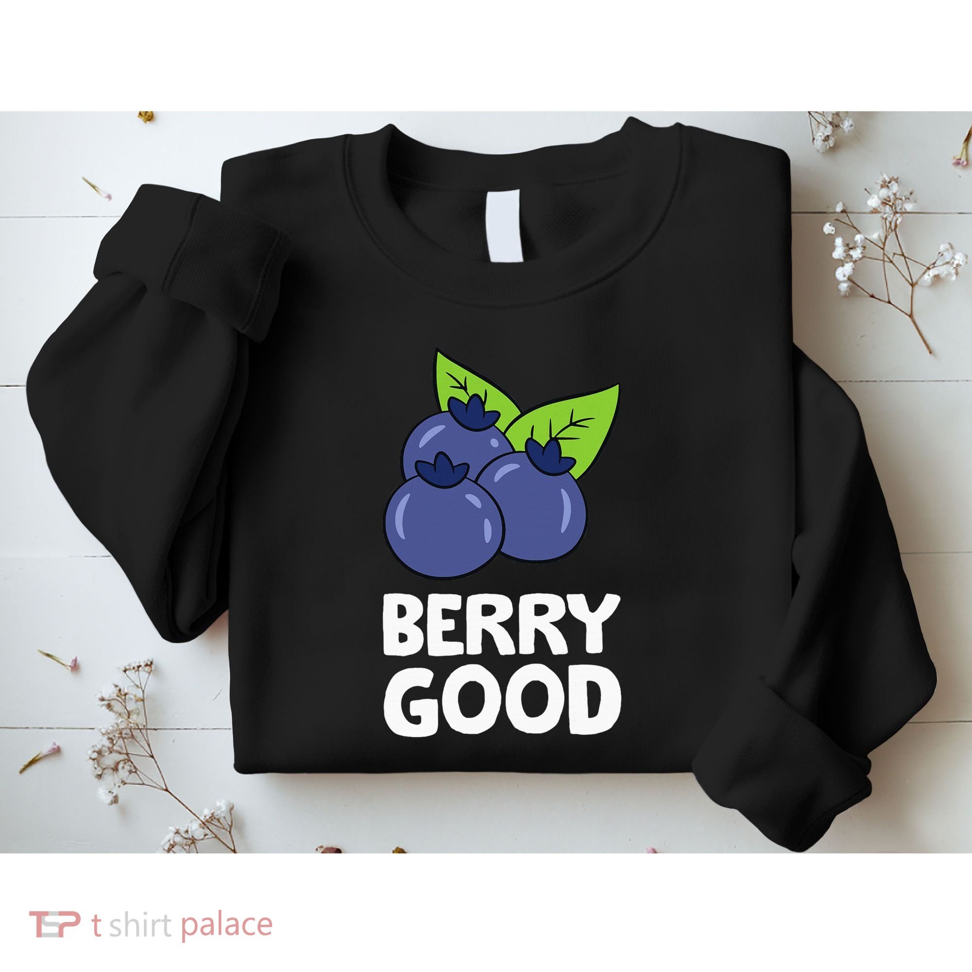 Blueberry Fruit Love Blueberries Berry Good Sweatshirt