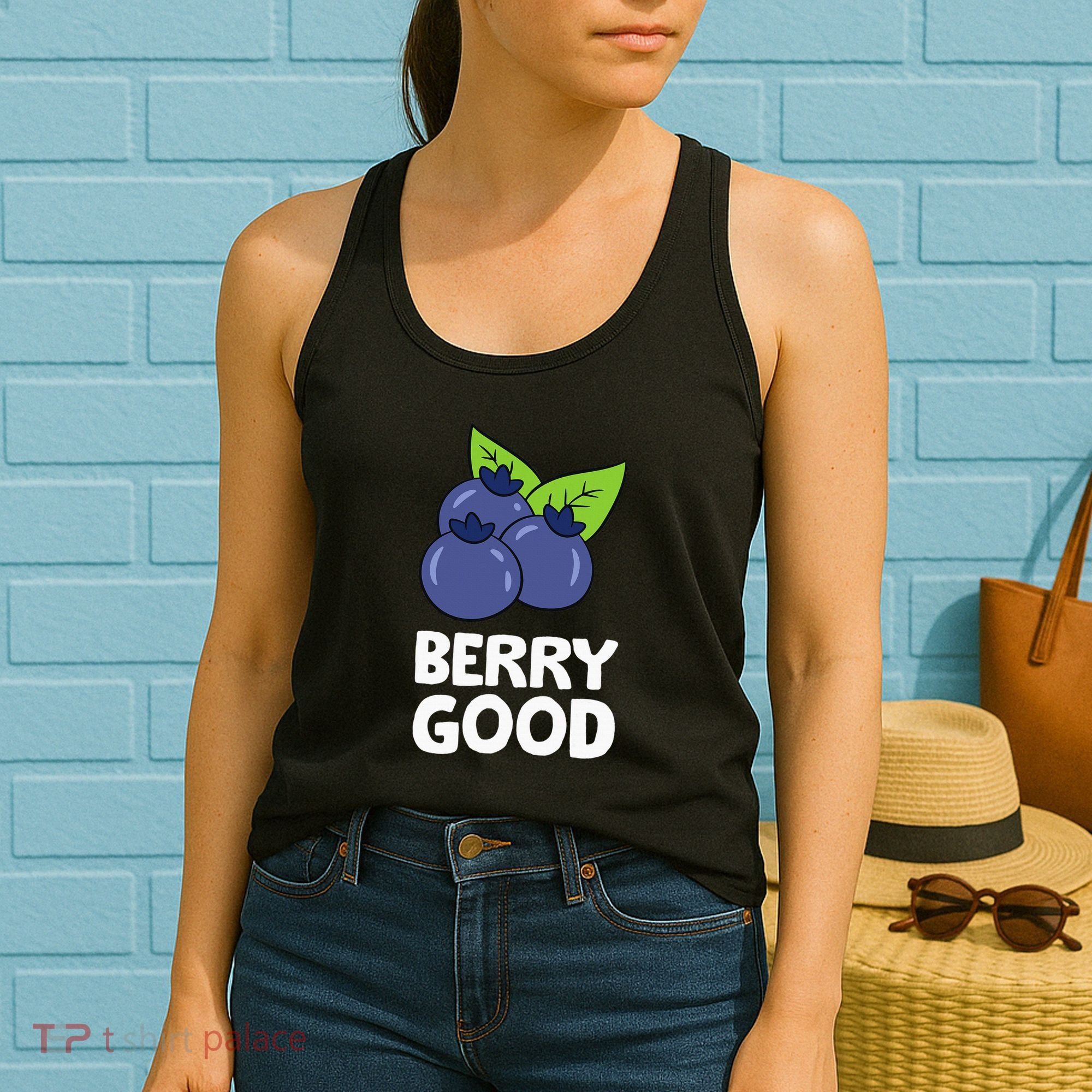 Blueberry Fruit Love Blueberries Berry Good Women's Tank Top