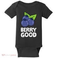 Blueberry Fruit Love Blueberries Berry Good Baby Bodysuit thumb 0
