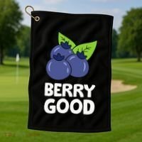 Blueberry Fruit Love Blueberries Berry Good Golf Towel thumb 1