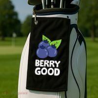 Blueberry Fruit Love Blueberries Berry Good Golf Towel thumb 2
