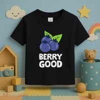 Blueberry Fruit Love Blueberries Berry Good Toddler T-Shirt thumb 3
