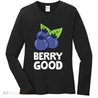 Blueberry Fruit Love Blueberries Berry Good Women's Long Sleeve Shirt thumb 0