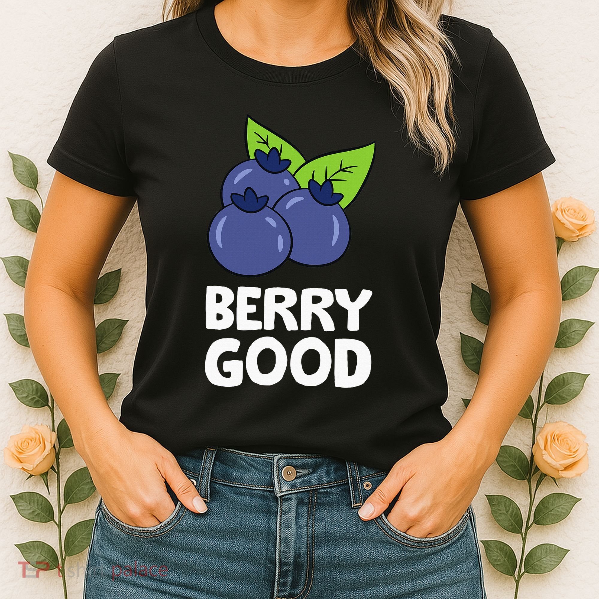 Blueberry Fruit Love Blueberries Berry Good Women's T-Shirt