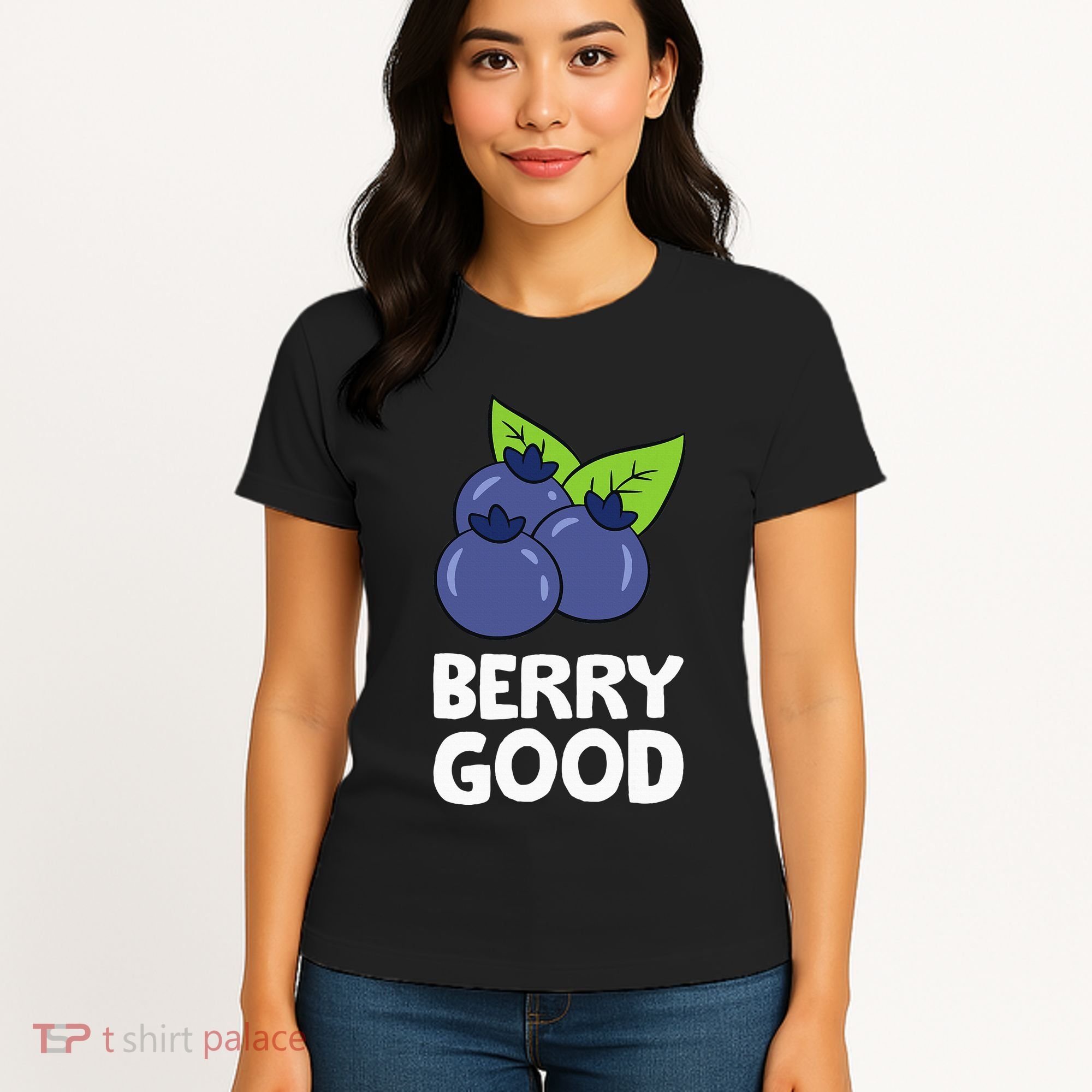 Blueberry Fruit Love Blueberries Berry Good Women's T-Shirt