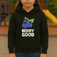 Blueberry Fruit Love Blueberries Berry Good Kids Hoodie thumb 3