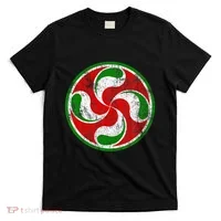 Basque Flag Lauburu Gift Pais Vasco Basque Country T-Shirt thumb 0