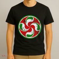 Basque Flag Lauburu Gift Pais Vasco Basque Country T-Shirt thumb 3