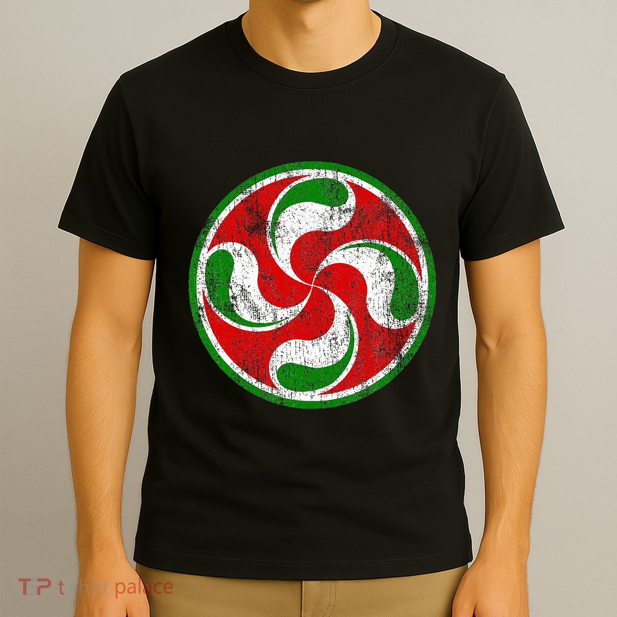 Basque Flag Lauburu Gift Pais Vasco Basque Country T-Shirt