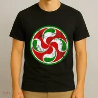 Basque Flag Lauburu Gift Pais Vasco Basque Country T-Shirt thumb 3