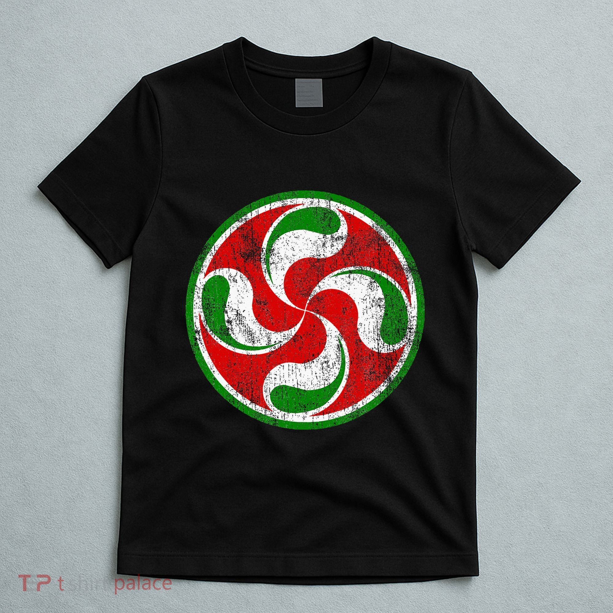 Basque Flag Lauburu Gift Pais Vasco Basque Country T-Shirt