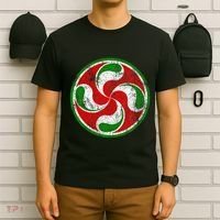 Basque Flag Lauburu Gift Pais Vasco Basque Country T-Shirt thumb 6