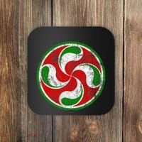 Basque Flag Lauburu Gift Pais Vasco Basque Country Coaster thumb 0