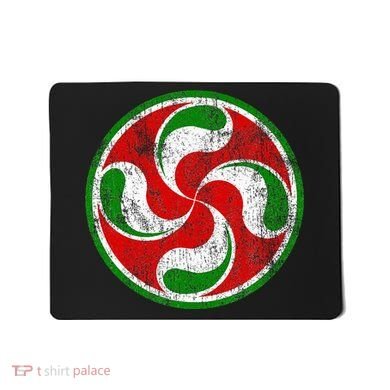 Basque Flag Lauburu Gift Pais Vasco Basque Country Mousepad